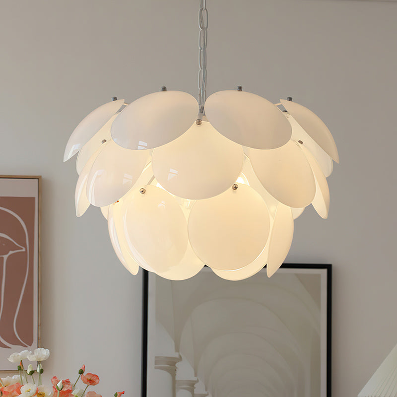 Pine Cones Glass Chandelier