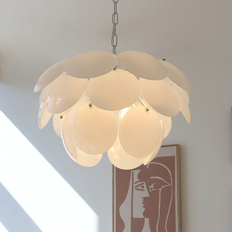 Pine Cones Glass Chandelier