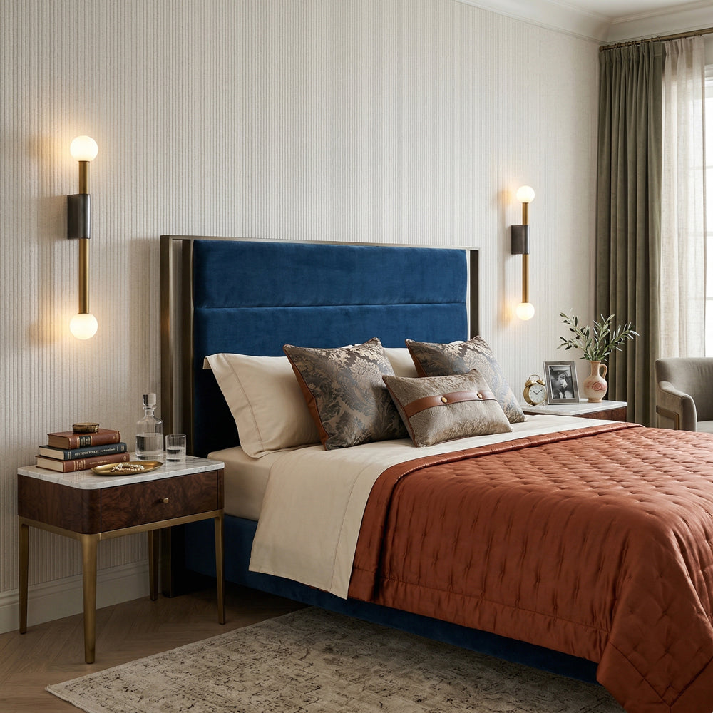Pole and Circile Wall Lamp