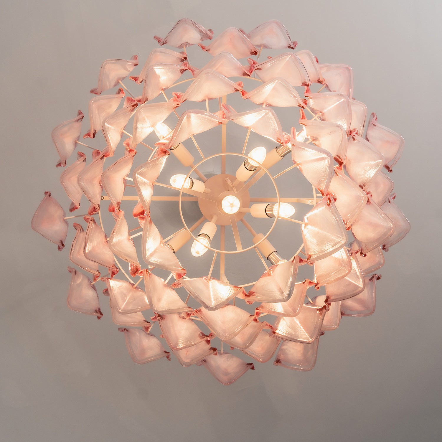 Elara Blush Petal Chandelier