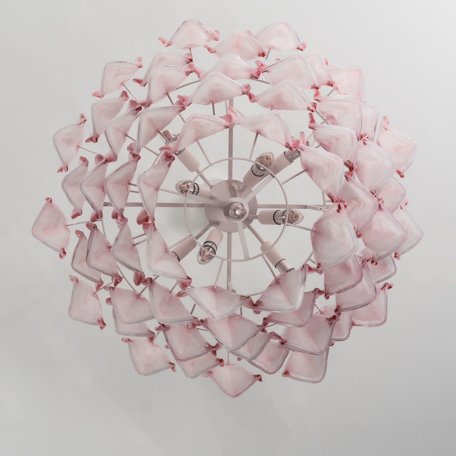 Elara Blush Petal Chandelier