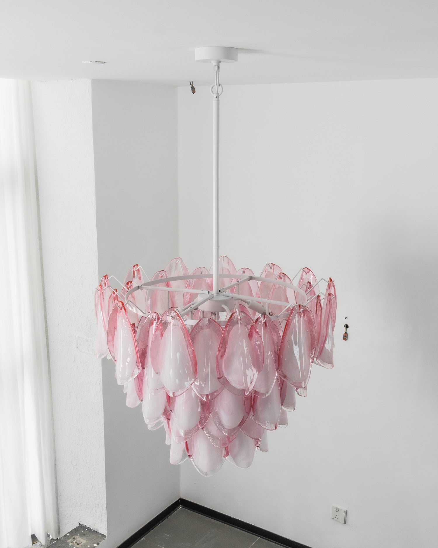 Elara Blush Petal Chandelier
