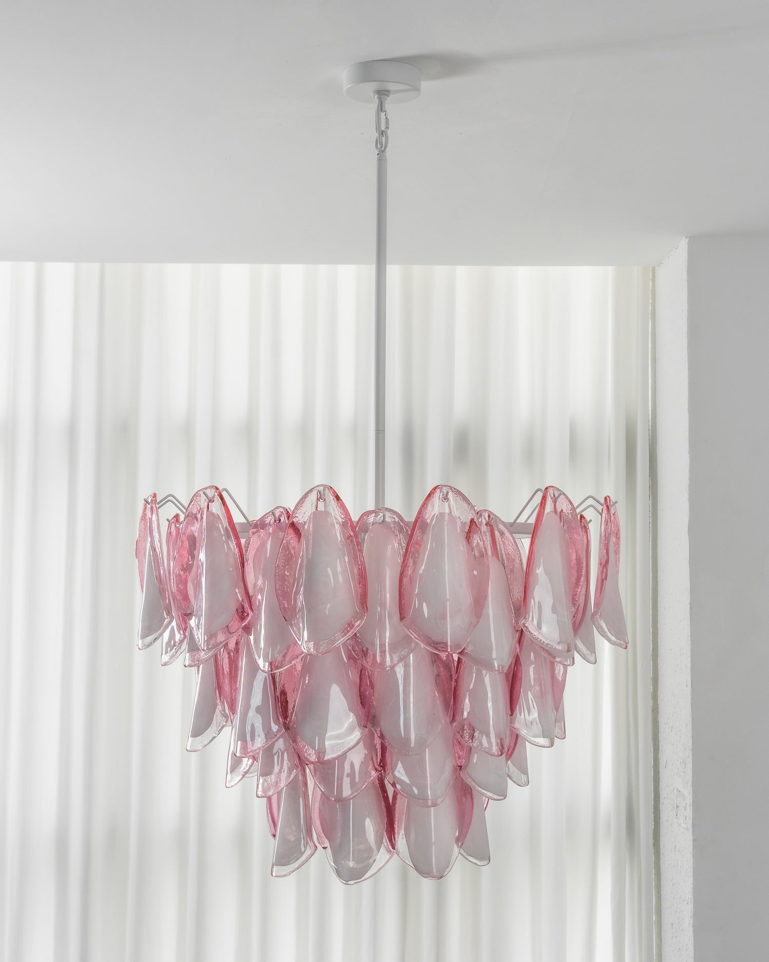 Elara Blush Petal Chandelier