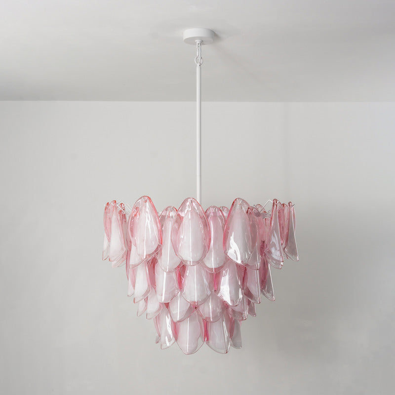 Elara Blush Petal Chandelier