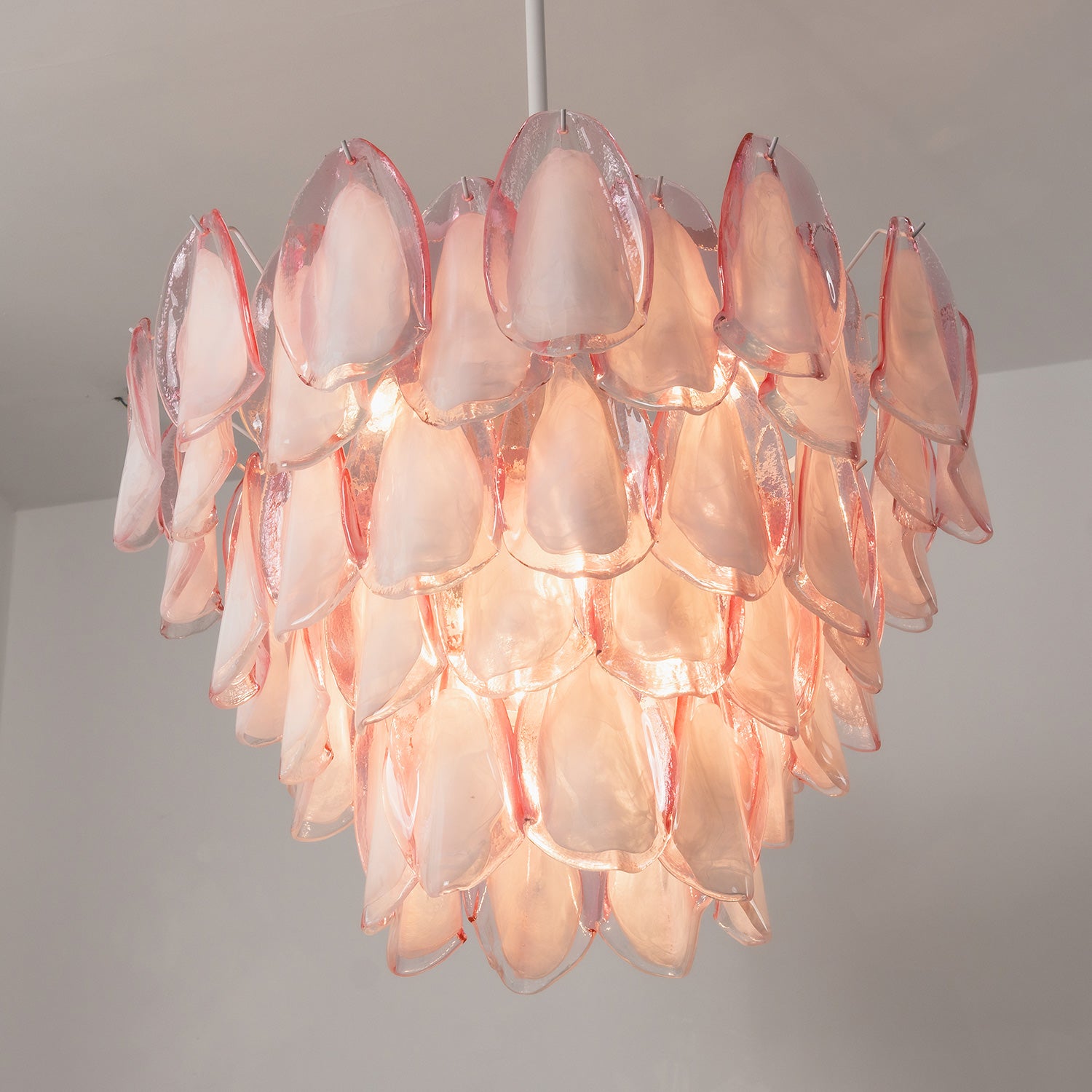 Elara Blush Petal Chandelier