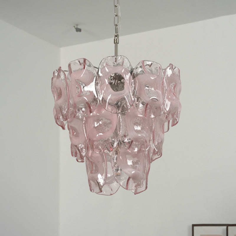 Fiorella Blush Petal Chandelier