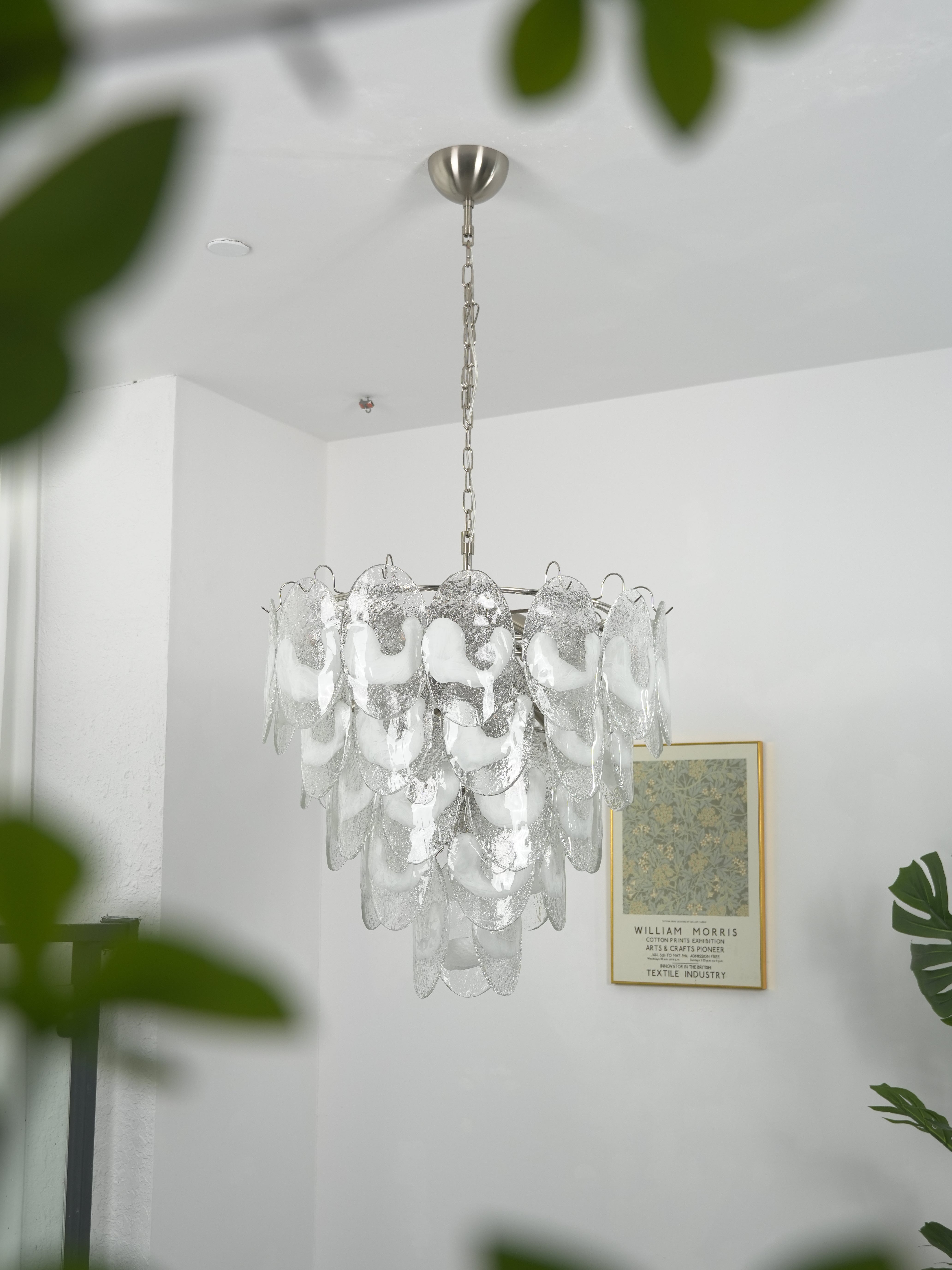 Lucera Tiered Art Glass Chandelier