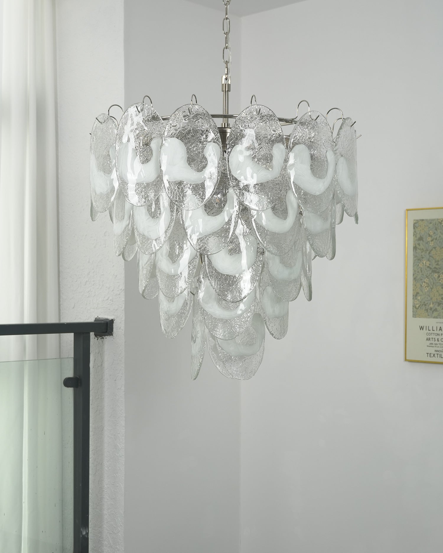 Lucera Tiered Art Glass Chandelier