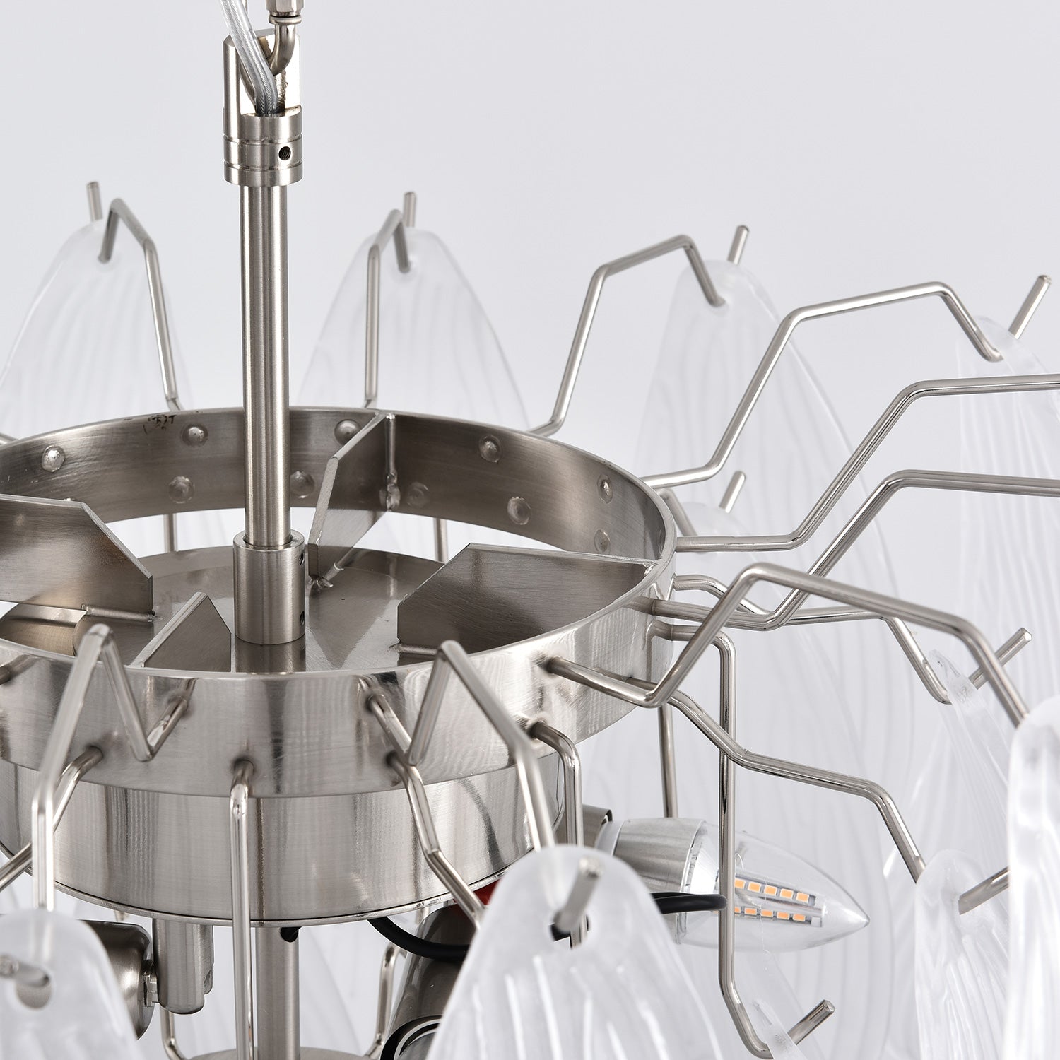 Venzara Glass Petal Chandelier