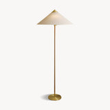 Rattan Circle Waiting Floor Lamp