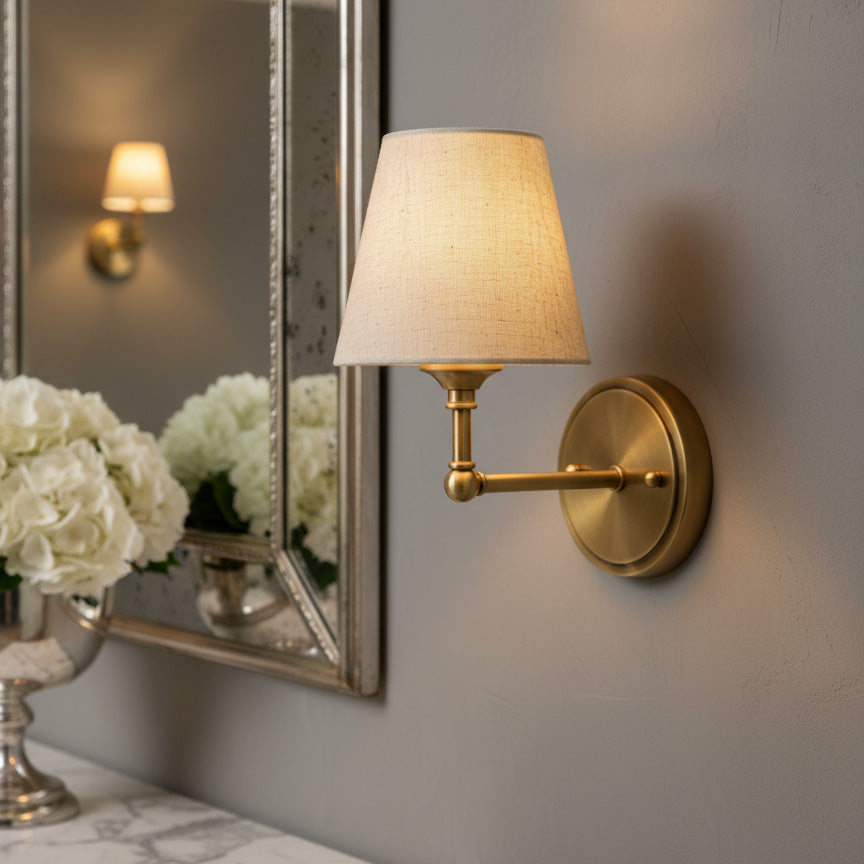Alden Linen Wall Sconce