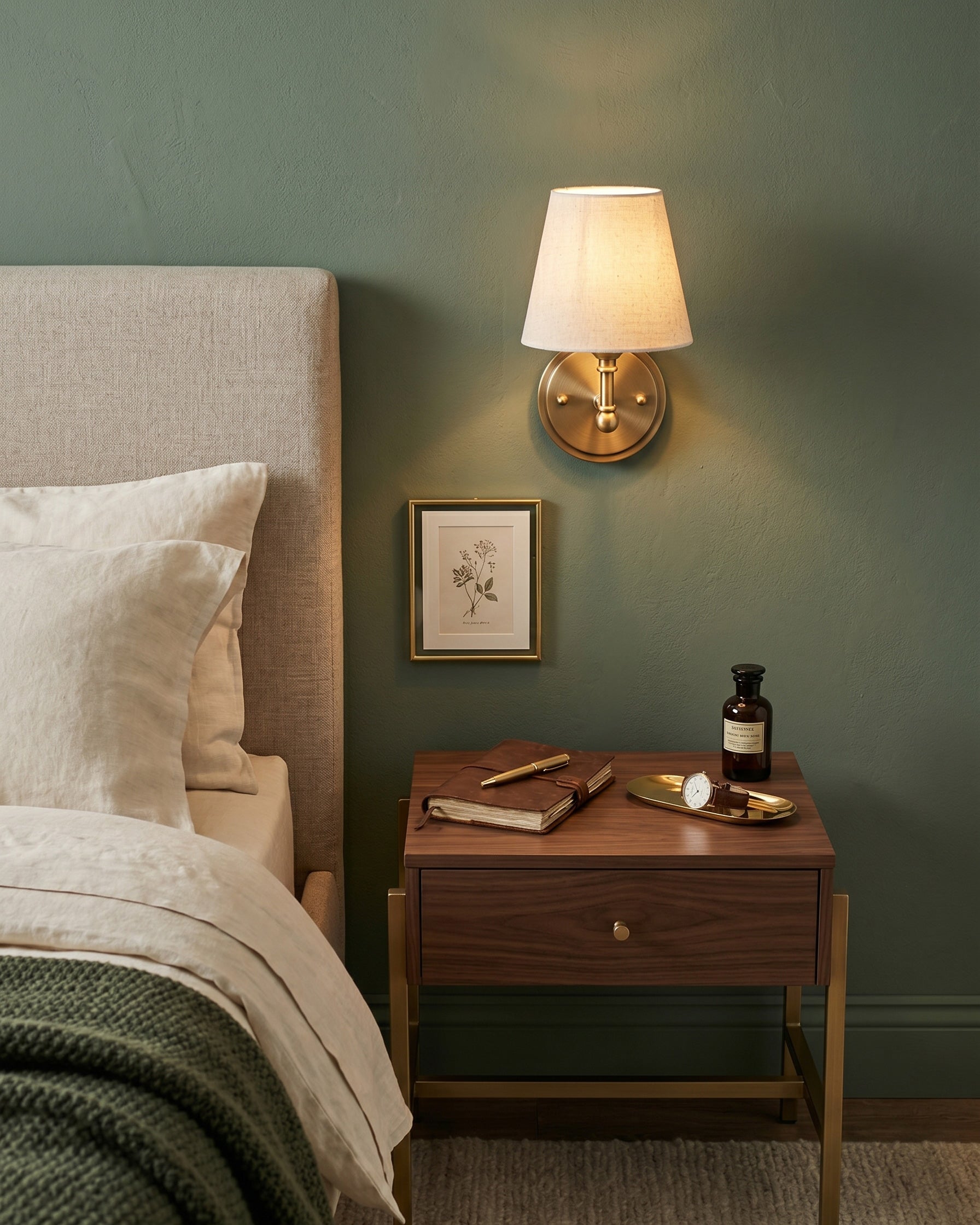 Alden Linen Wall Sconce