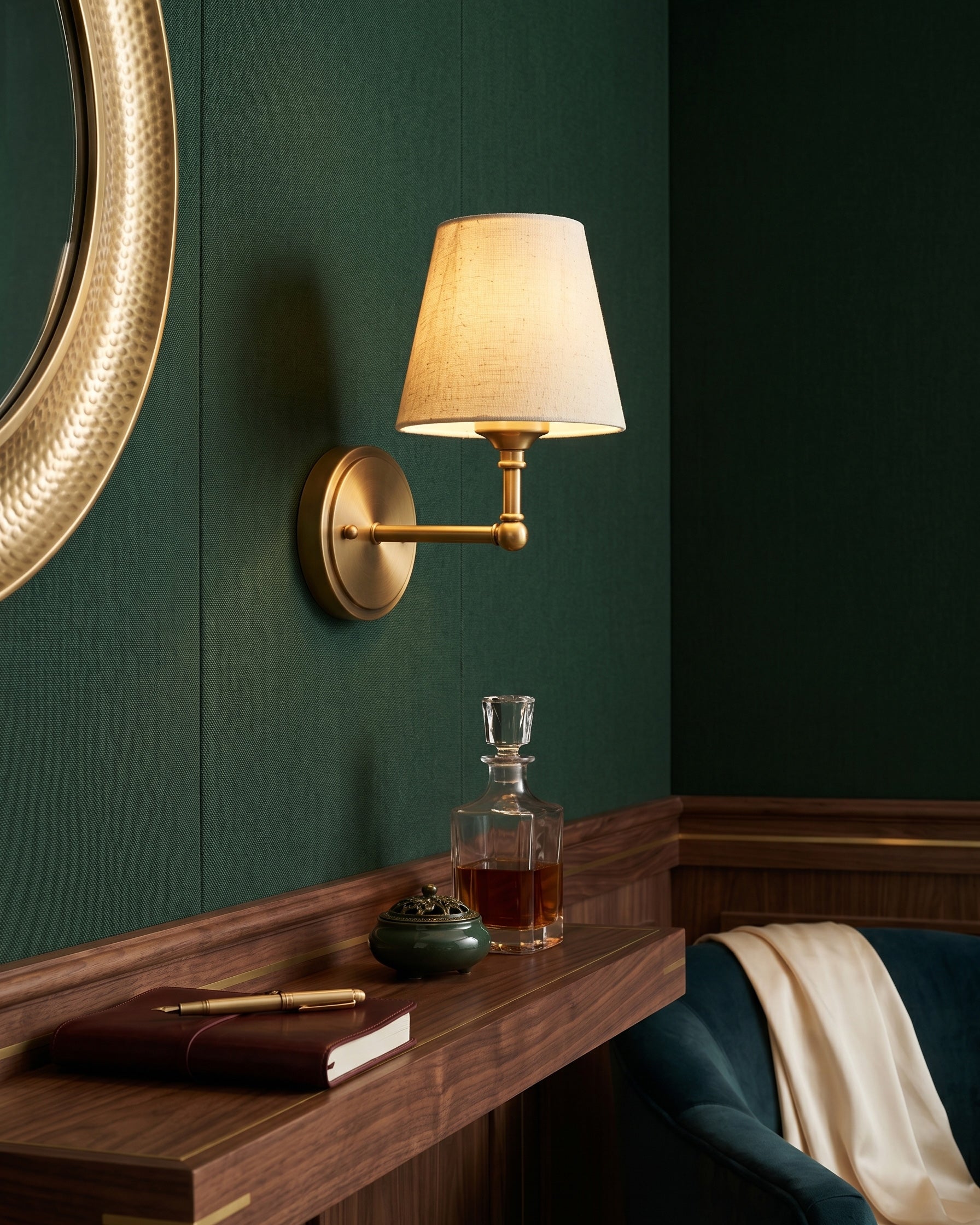 Alden Linen Wall Sconce