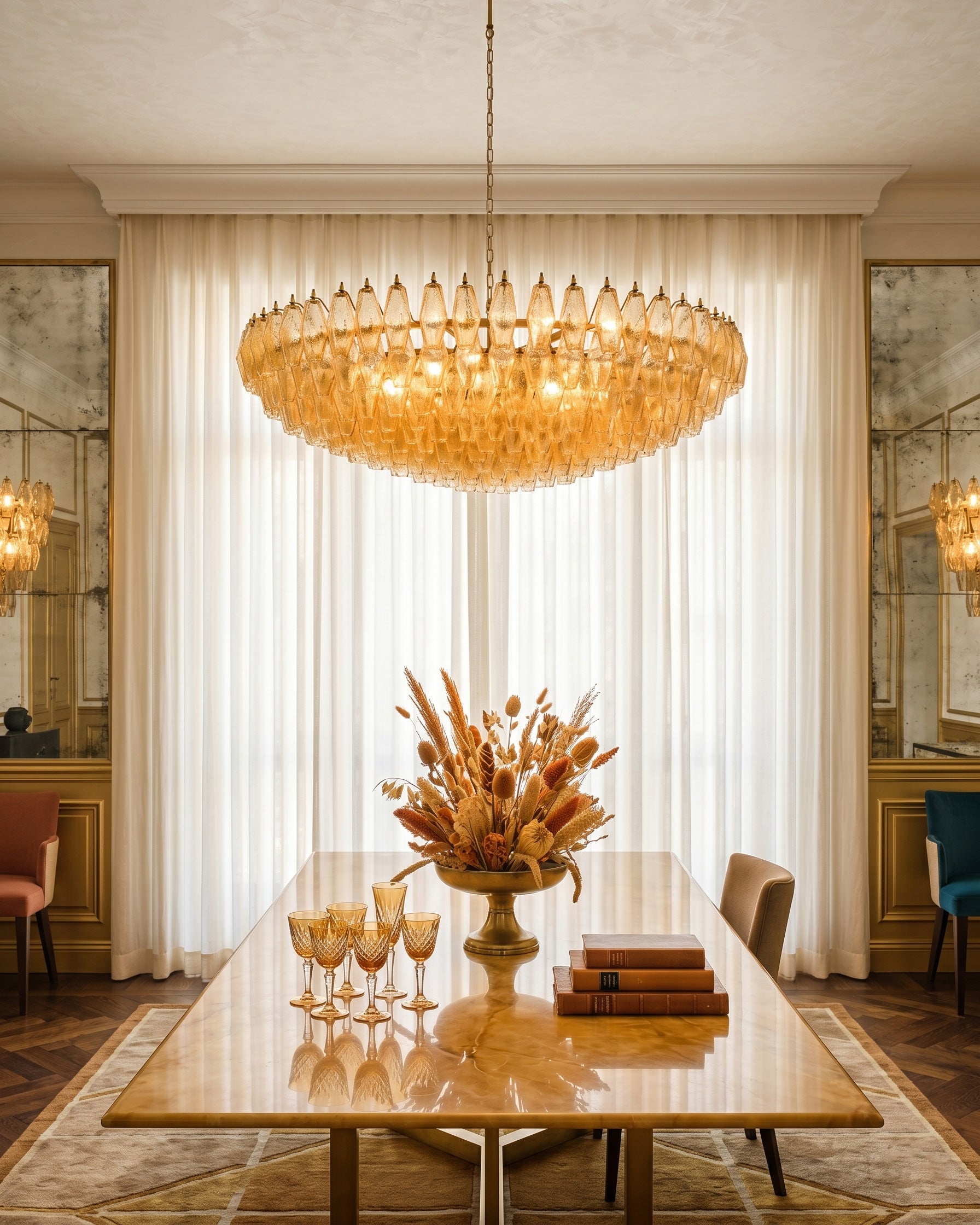 Amber Sorrento Chandelier