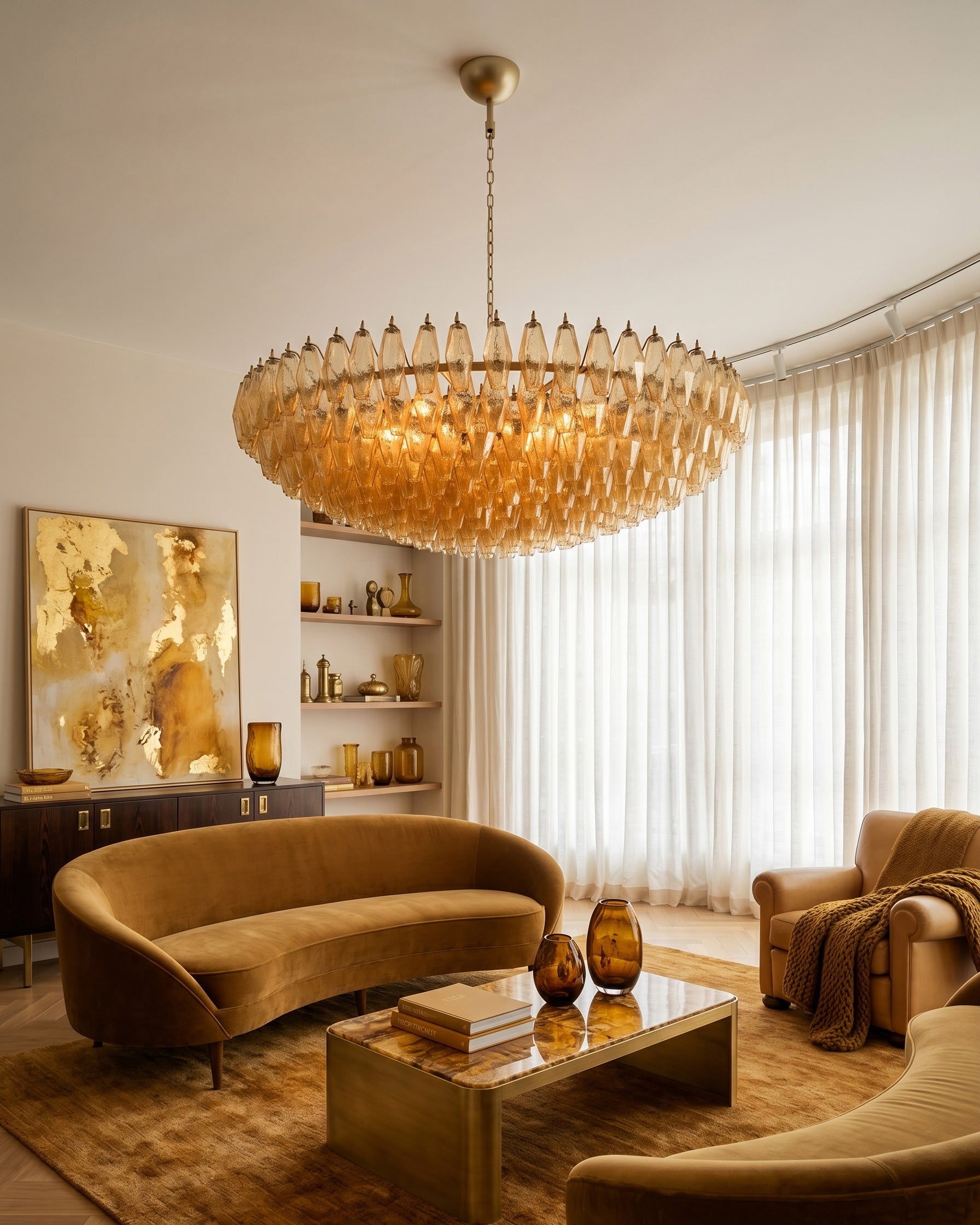 Amber Sorrento Chandelier