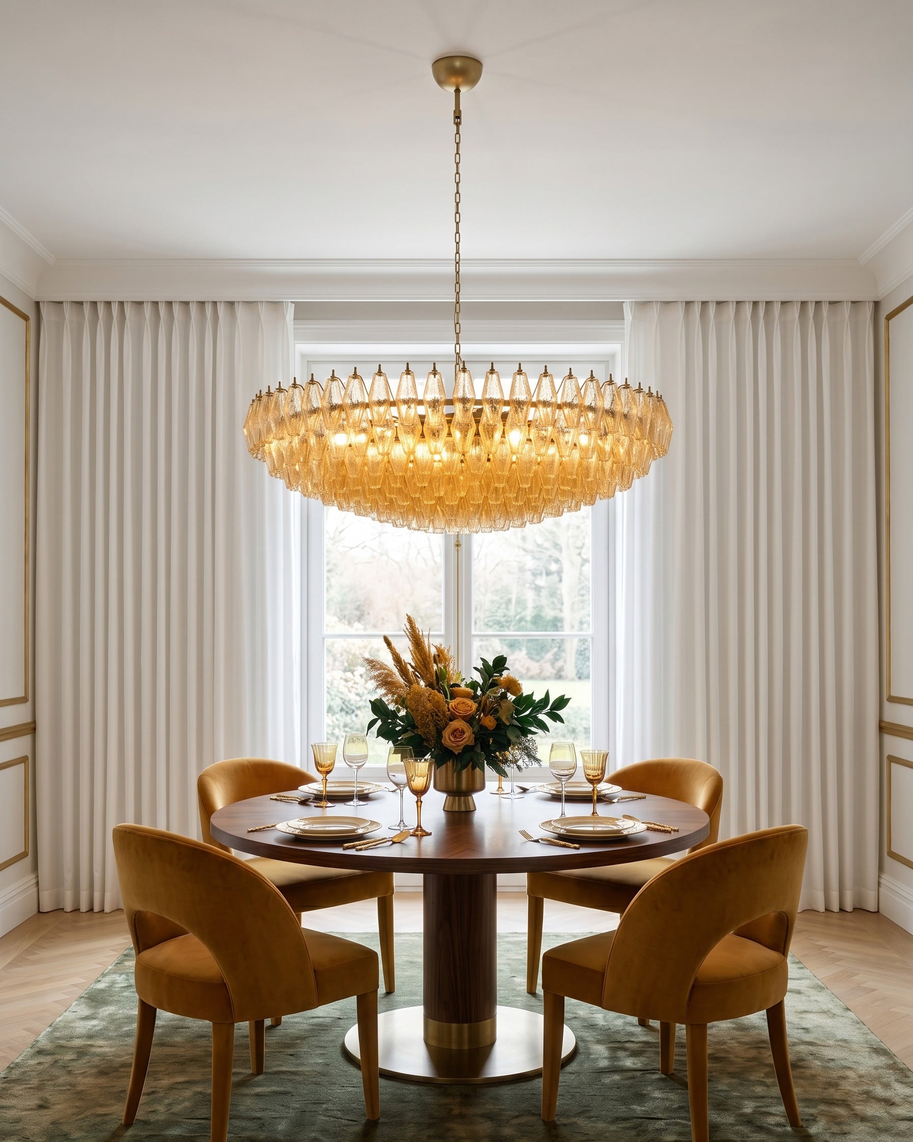 Amber Sorrento Chandelier