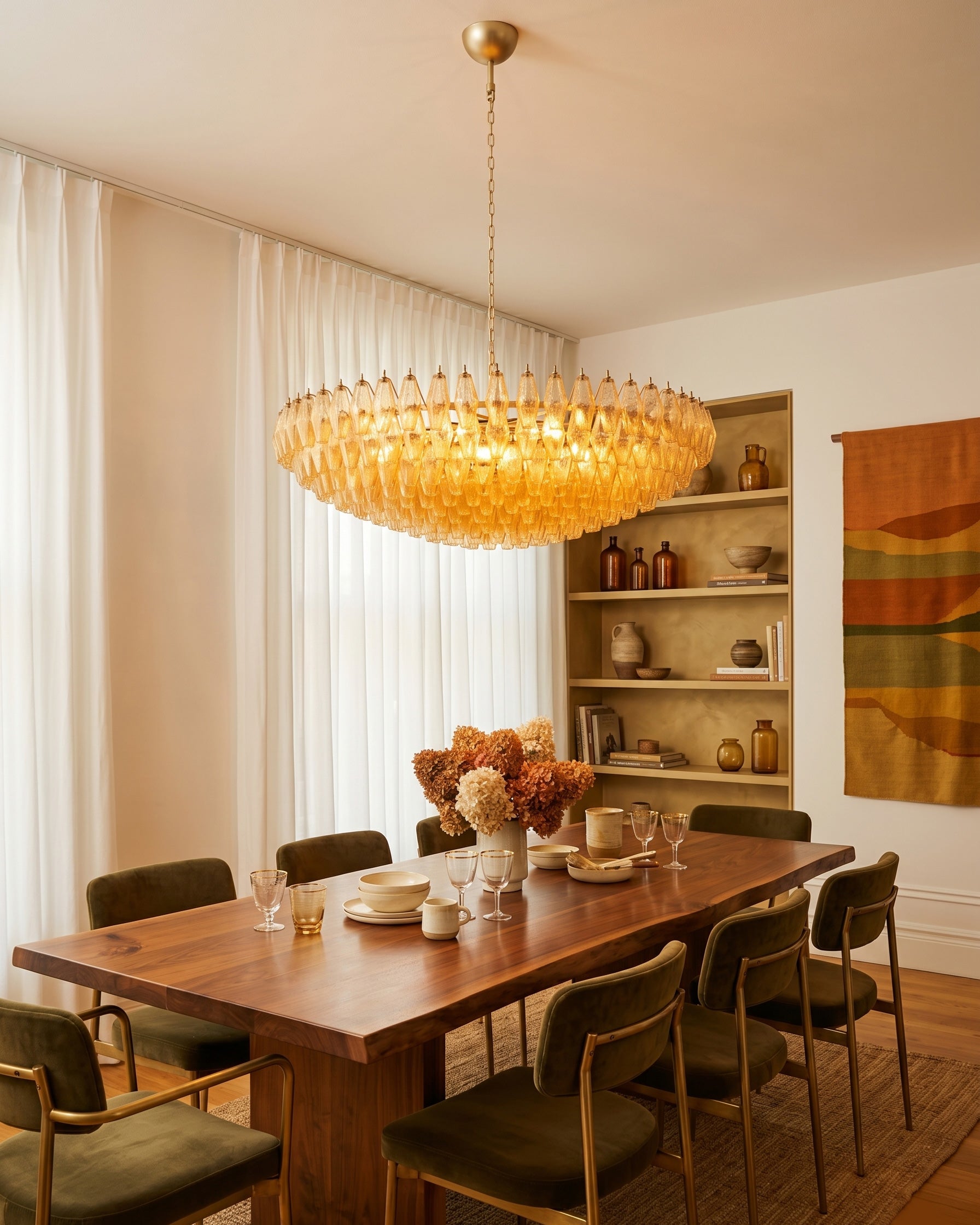 Amber Sorrento Chandelier