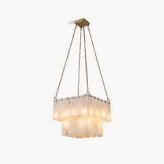 Arden Tiered Alabaster Chandelier