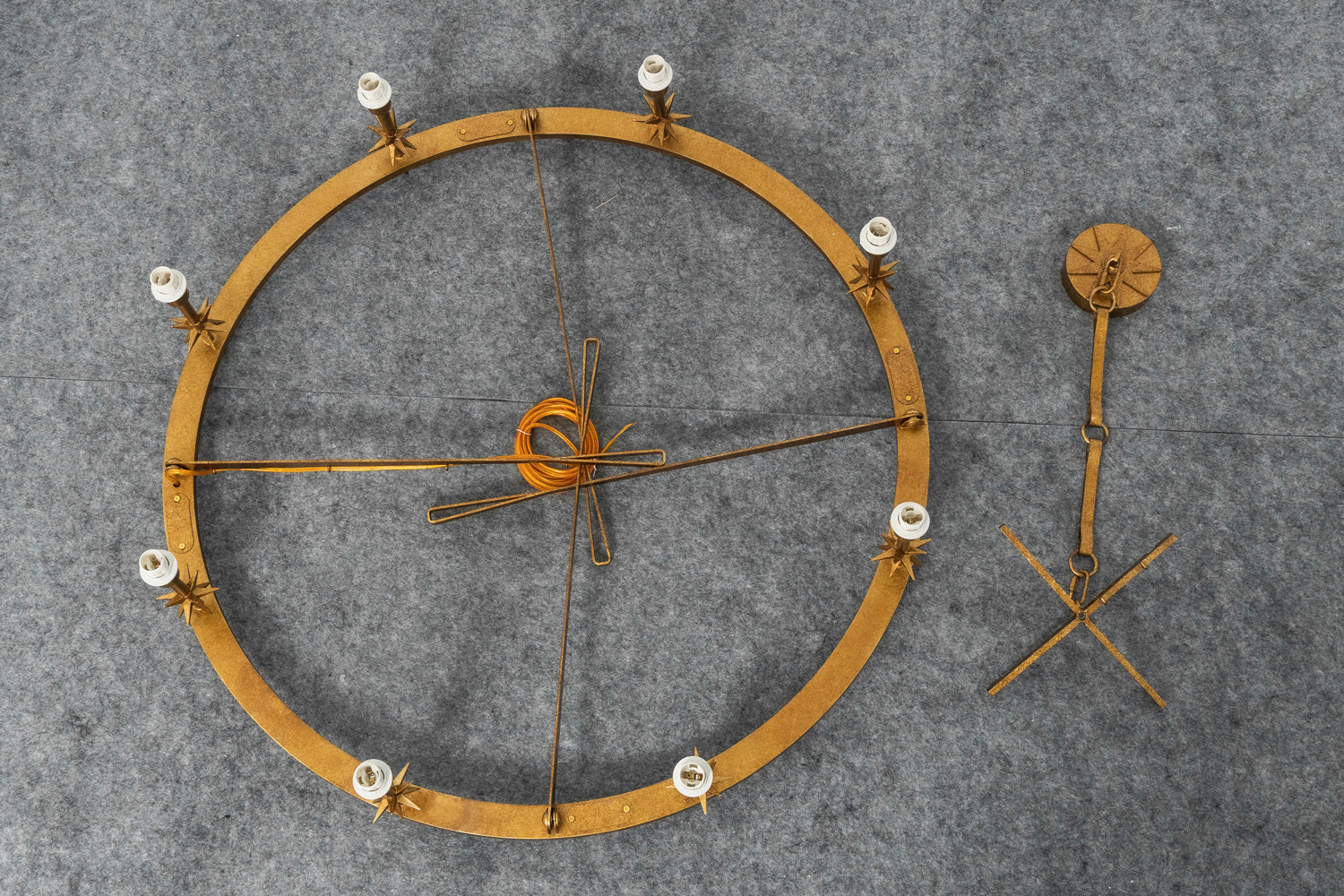 Astraea Star Wagon Wheel Chandelier