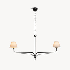 Aveline Wrought Iron Linear Chandelier