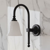 Model B ∅ 5.7″ x W 14″ x H 16.1″  ( Glass lampshade )