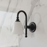 Model D ∅ 5.9″ x W 10.2″ x H 12.2″  ( Glass lampshade )