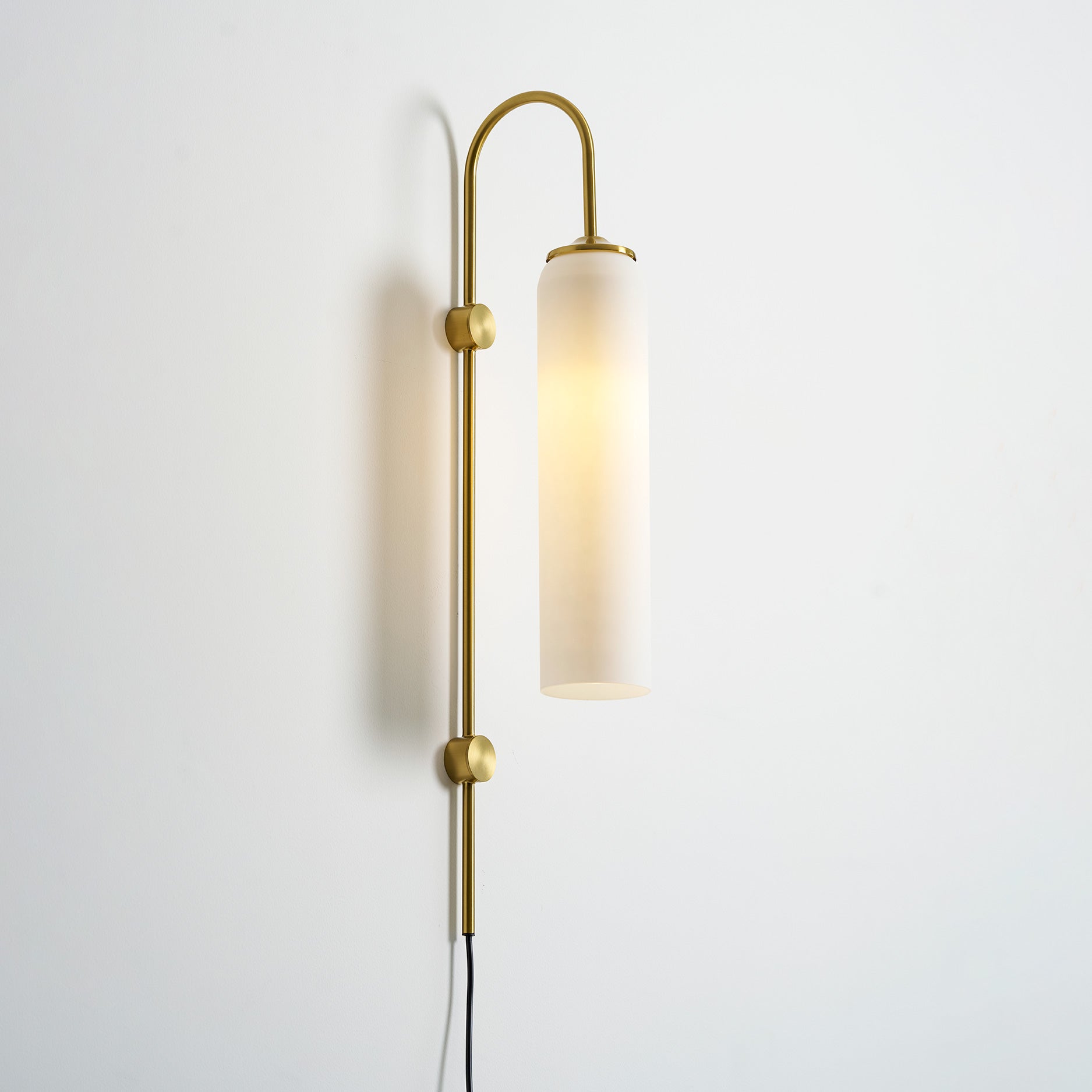 Modern Glass Plug-In Wall Lamp