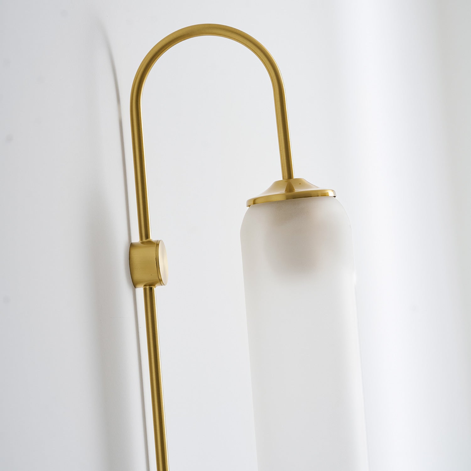 Modern Glass Plug-In Wall Lamp