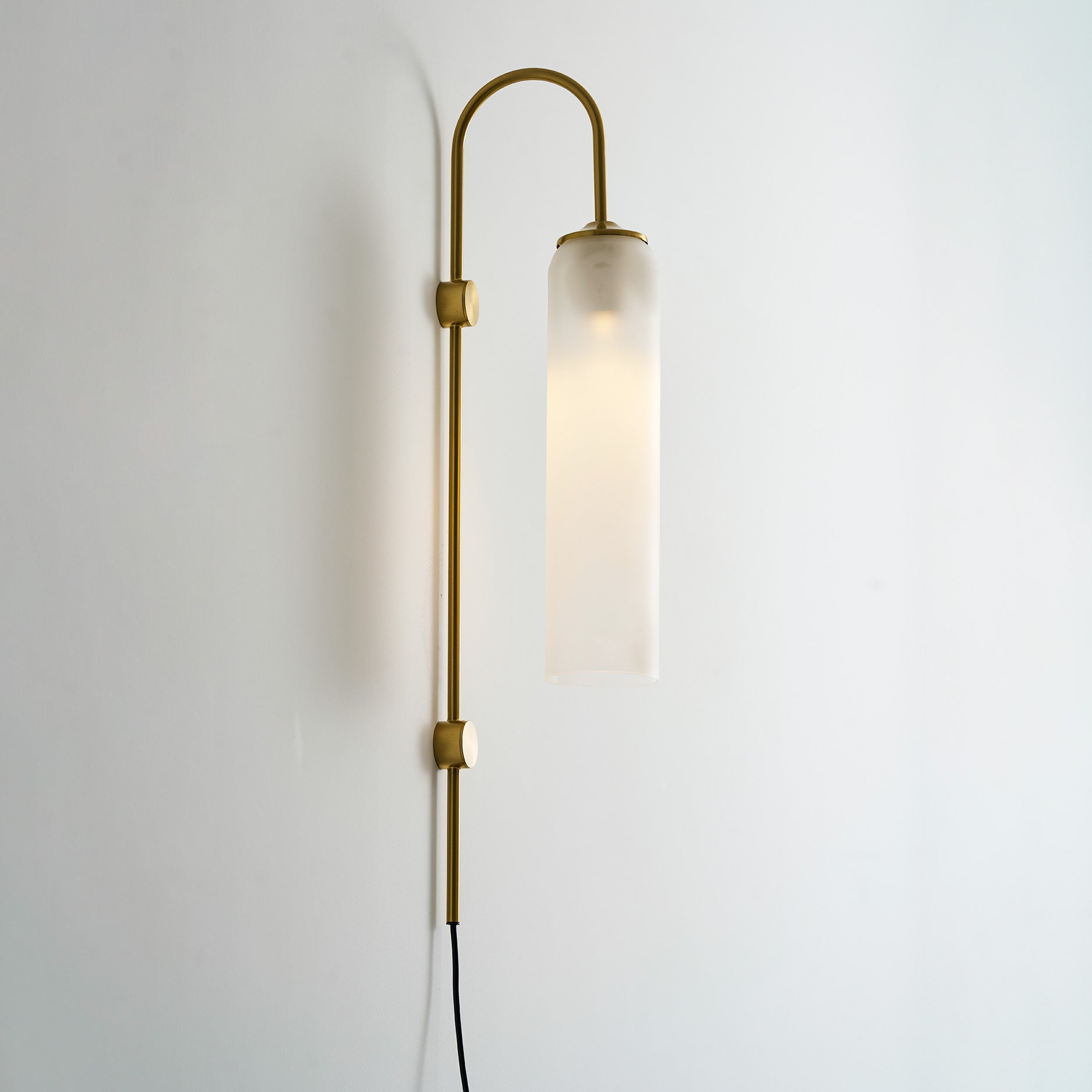 Modern Glass Plug-In Wall Lamp