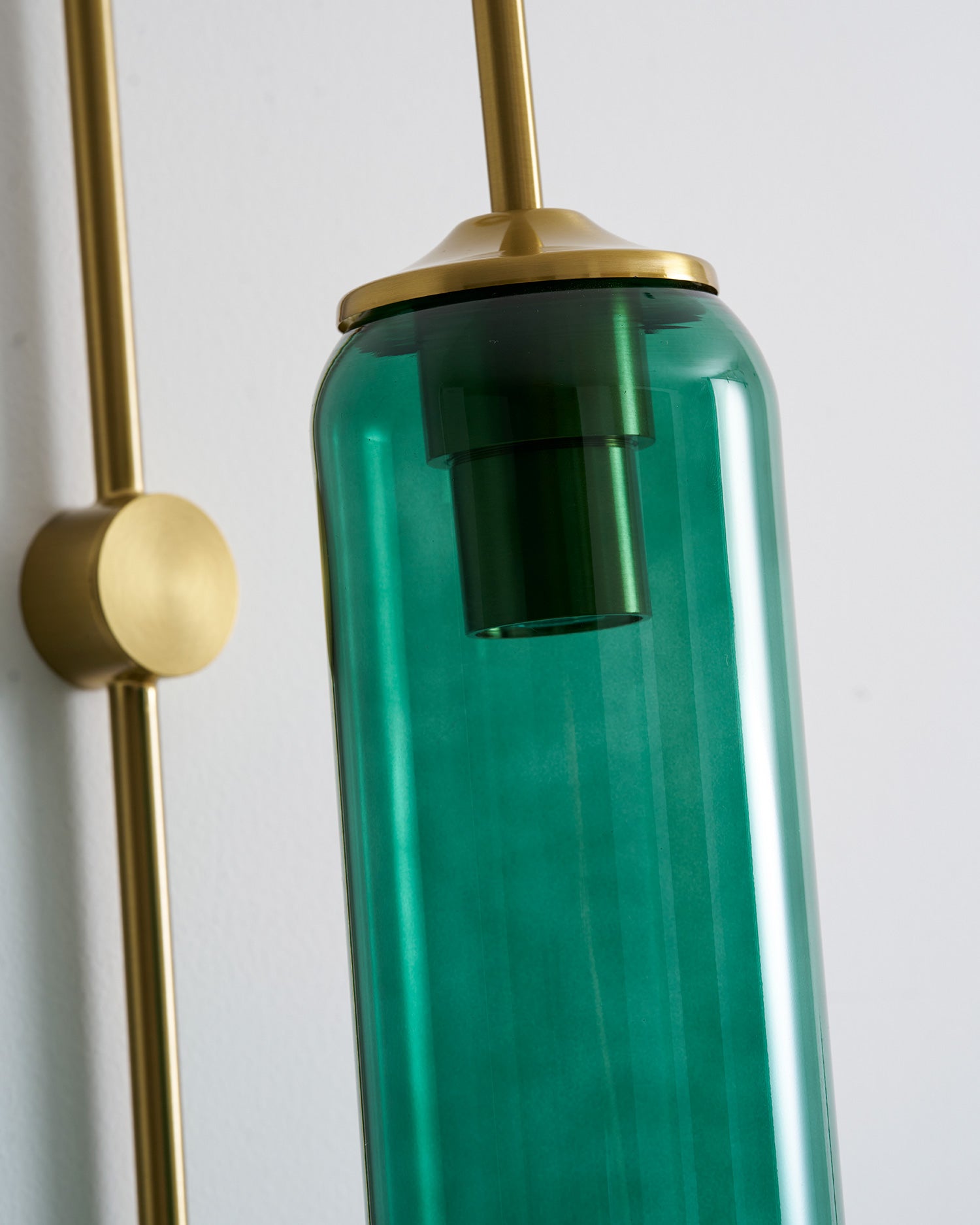 Modern Glass Plug-In Wall Lamp
