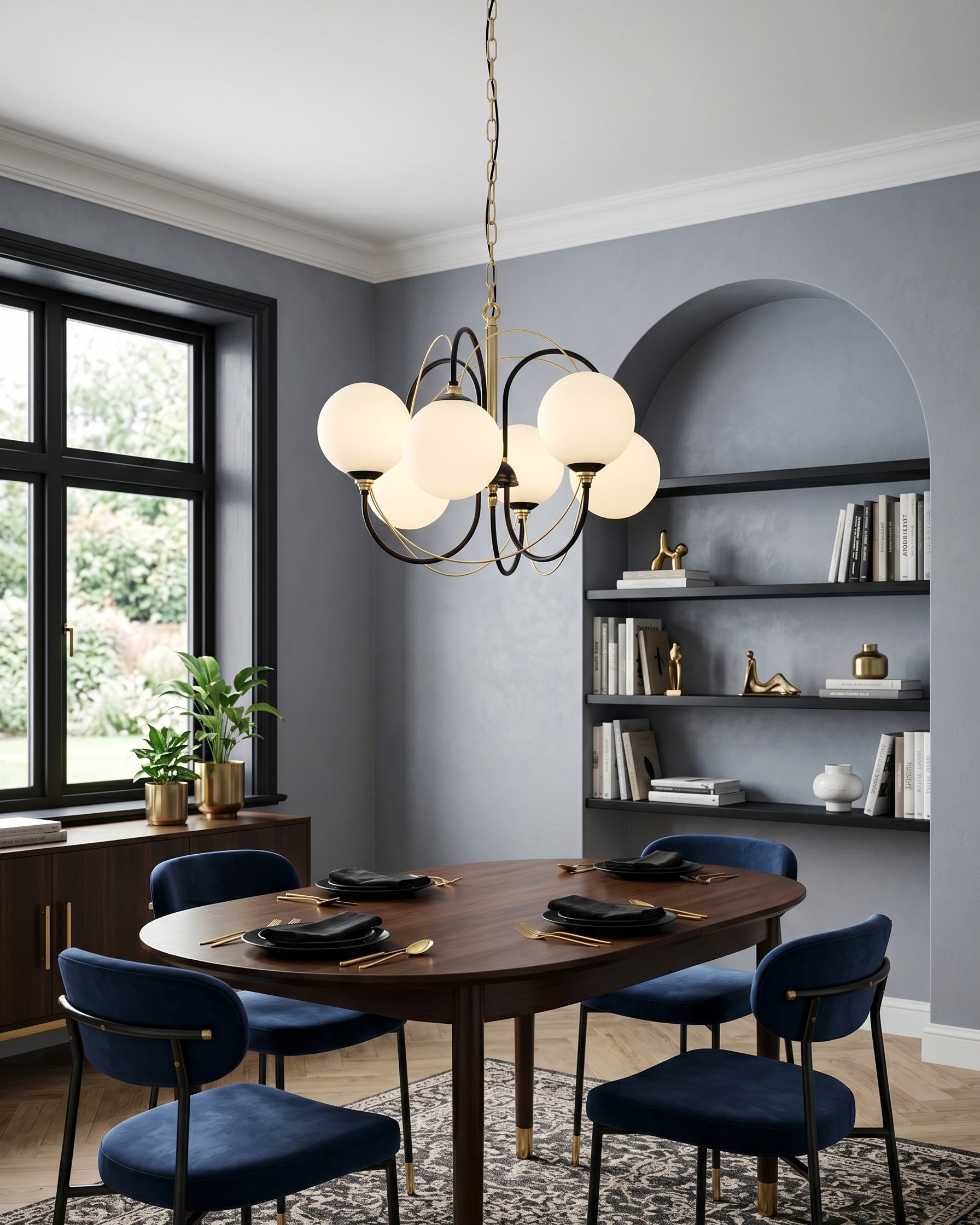 Orion Modern Orb Chandelier