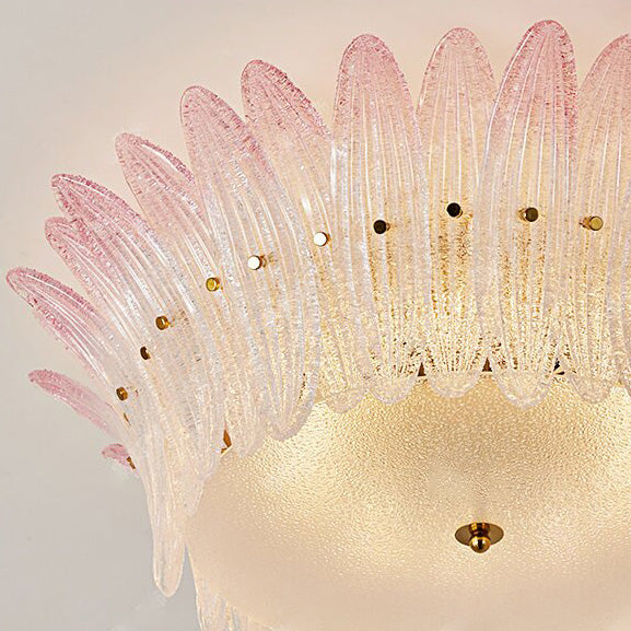 Paloma Pink Petal Flush Mount