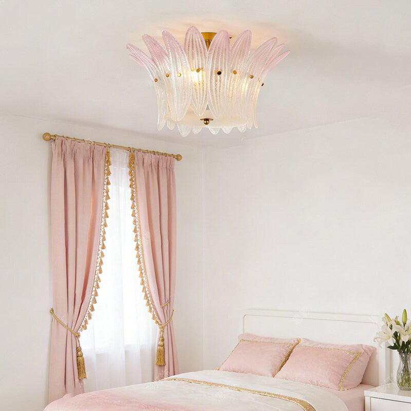 Paloma Pink Petal Flush Mount