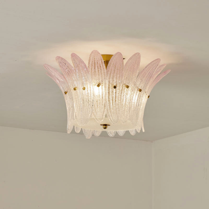 Paloma Pink Petal Flush Mount