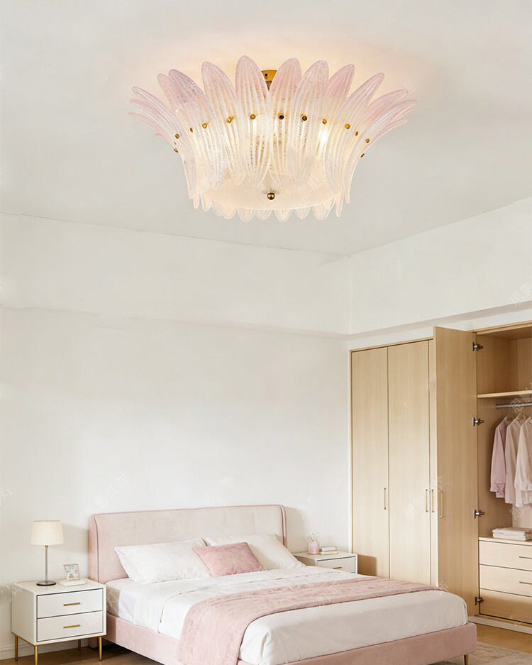 Paloma Pink Petal Flush Mount