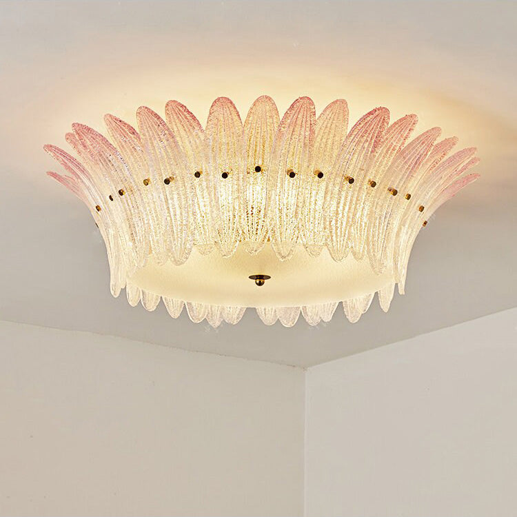Paloma Pink Petal Flush Mount