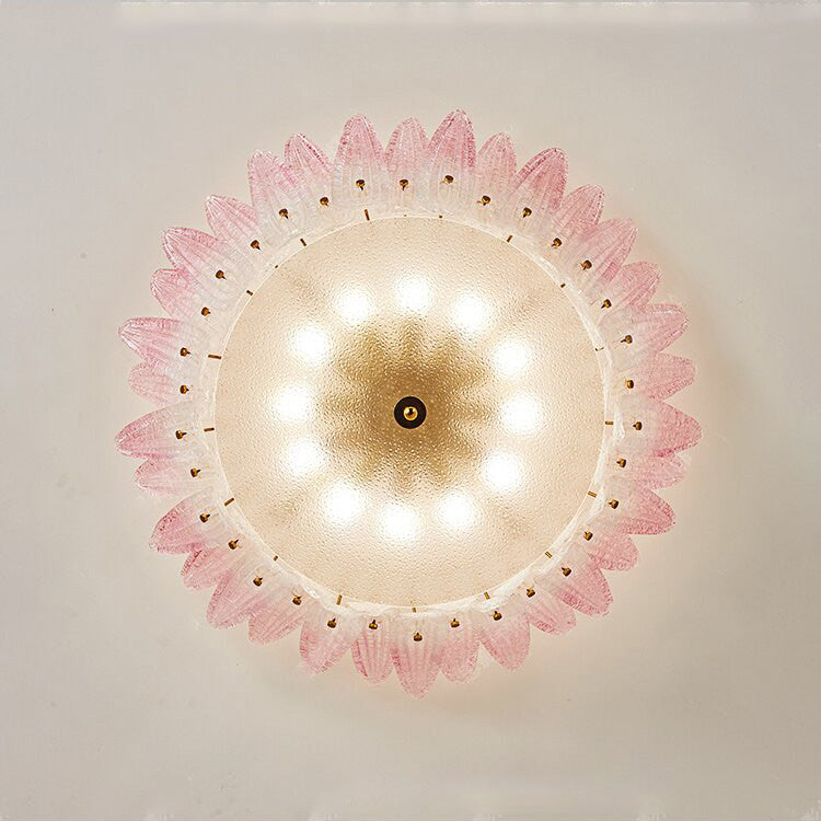 Paloma Pink Petal Flush Mount