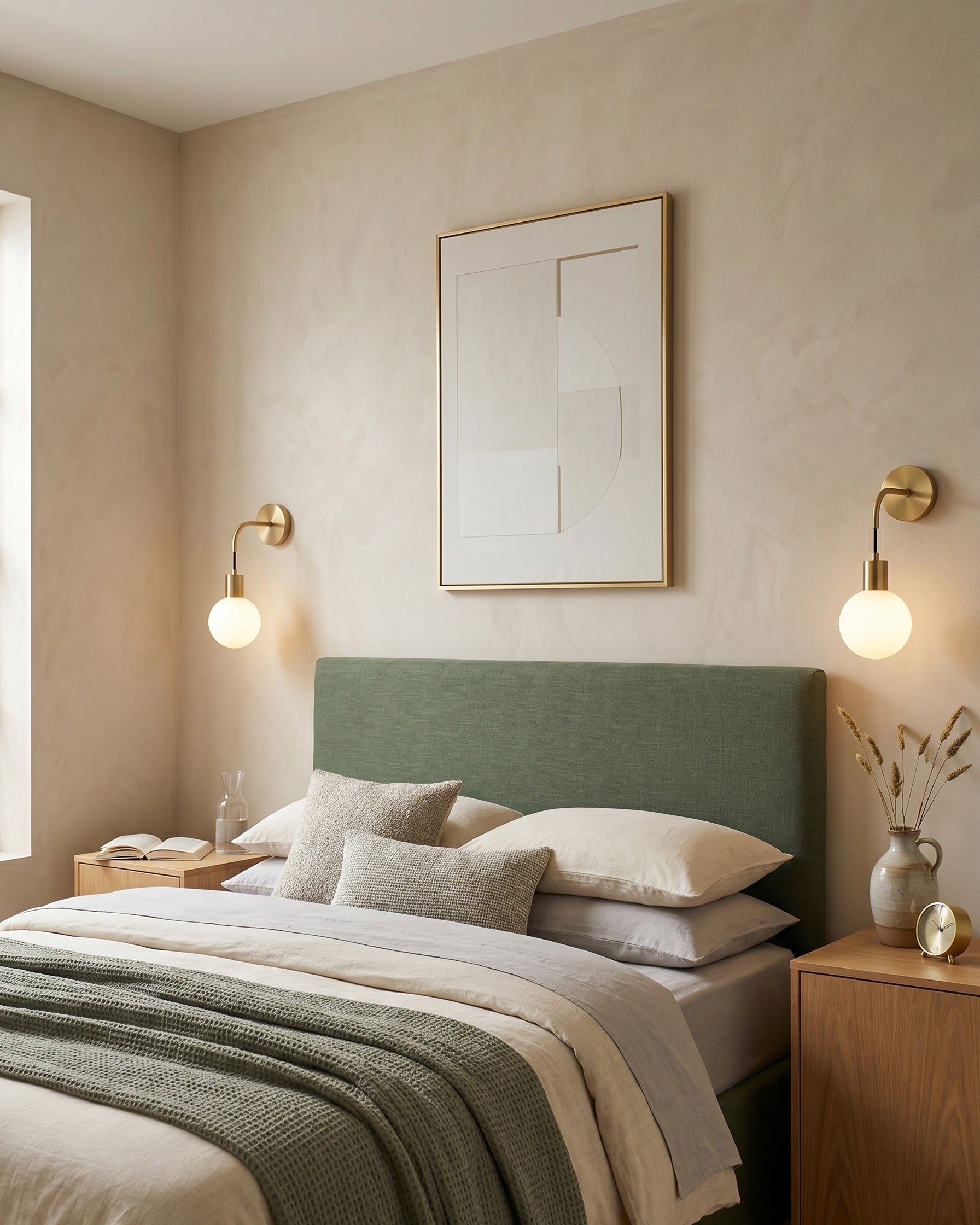 Theo Brass Globe Wall Sconce