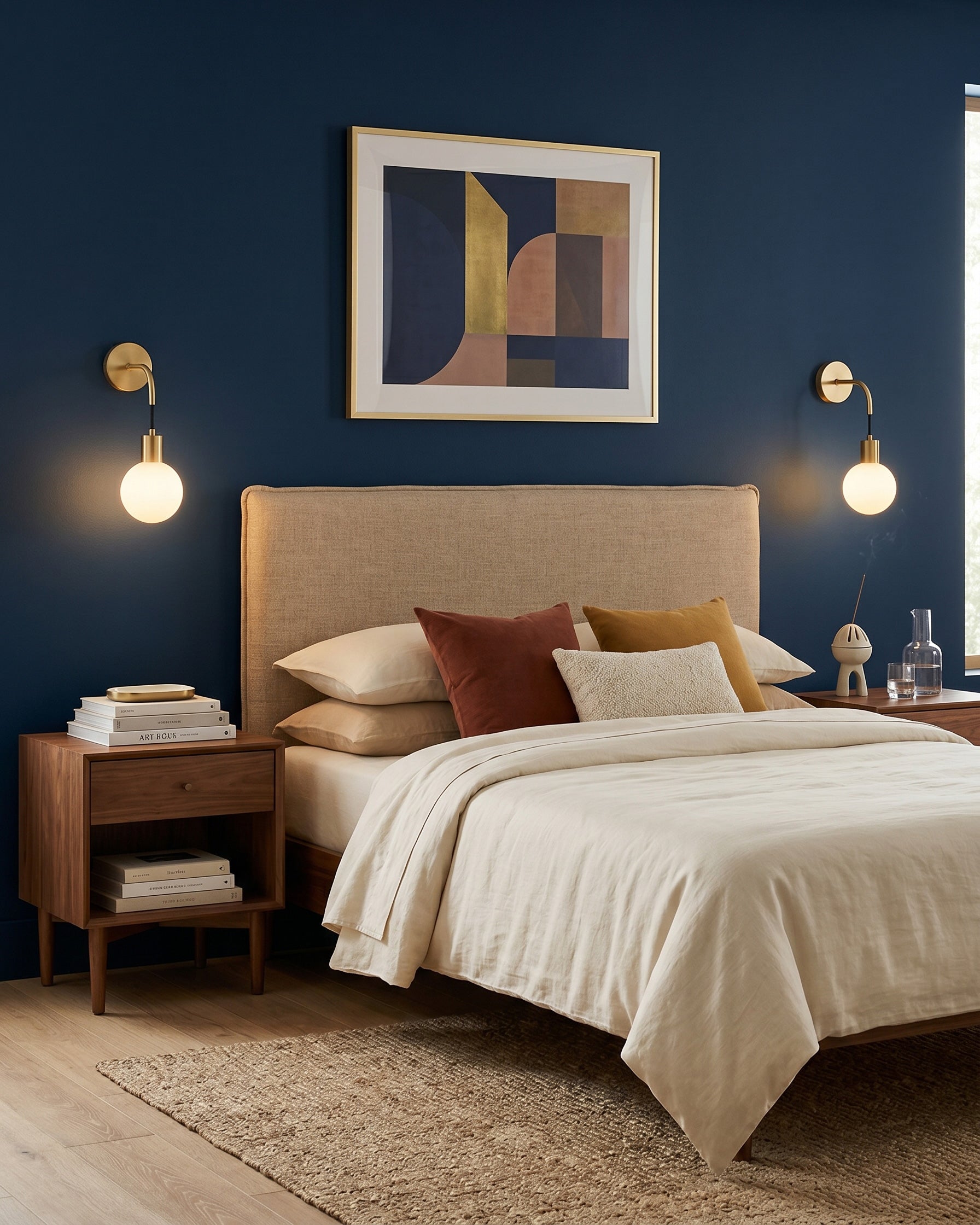 Theo Brass Globe Wall Sconce