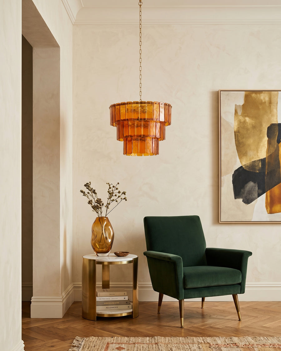 Valen Amber Chandelier – detail 5