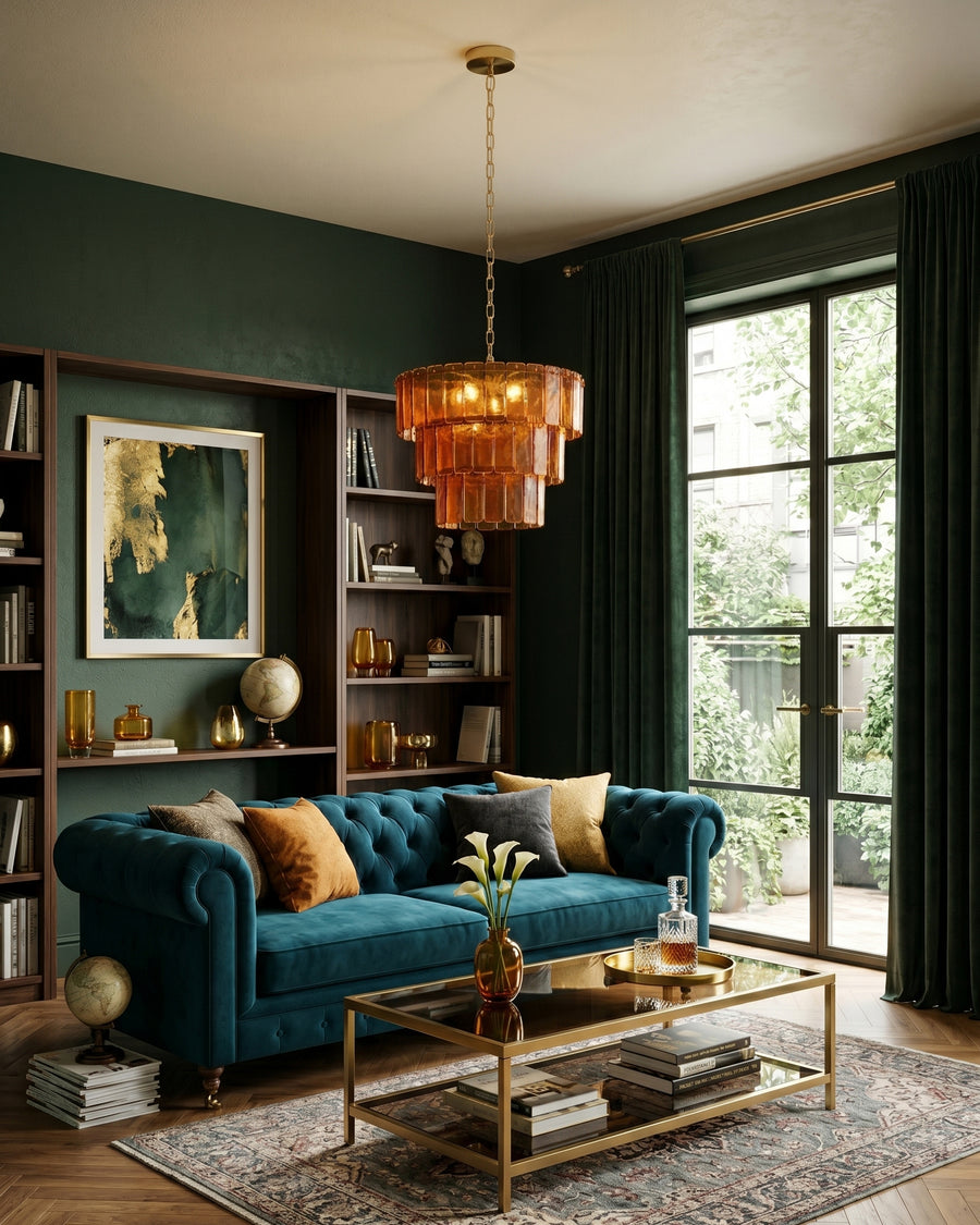 Valen Amber Chandelier – detail 6