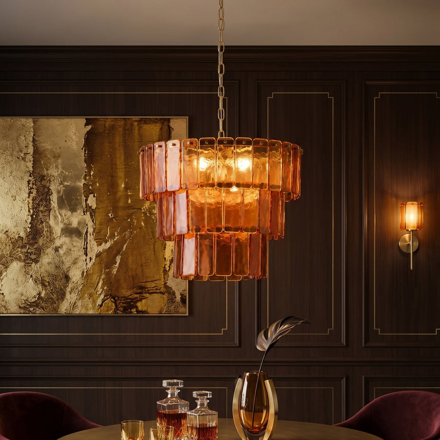 Valen Amber Chandelier – detail 2