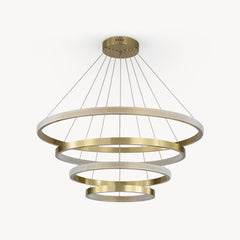 Ring Art Stairwell Chandelier