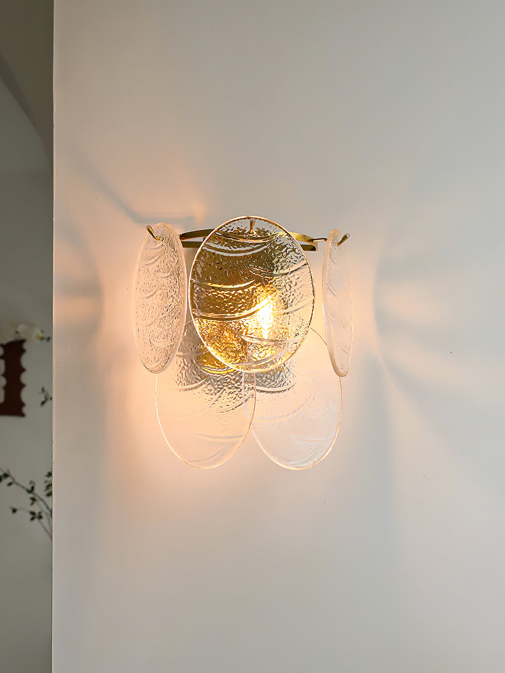 Ripple Glass Wall Sconce
