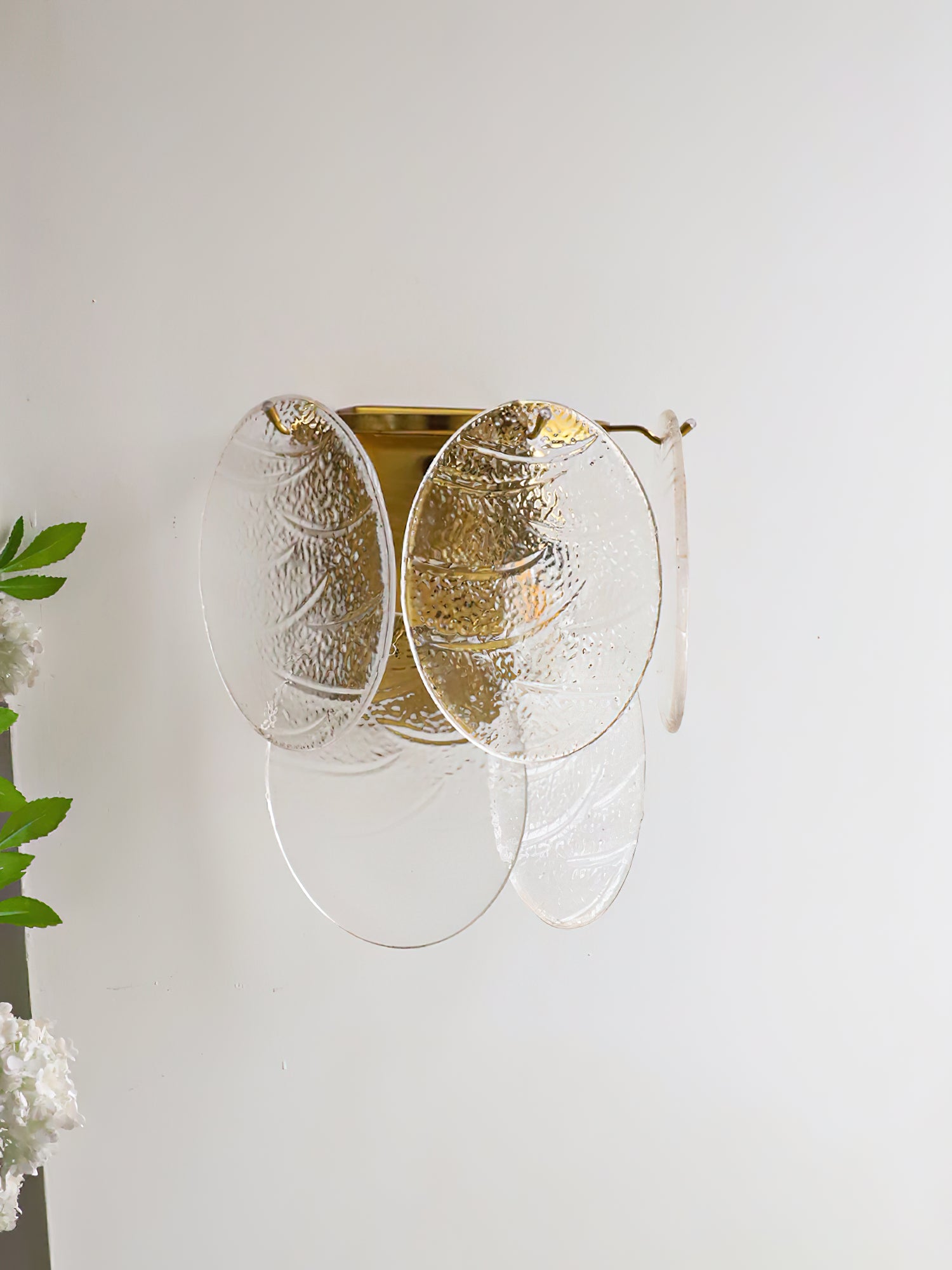 Ripple Glass Wall Sconce