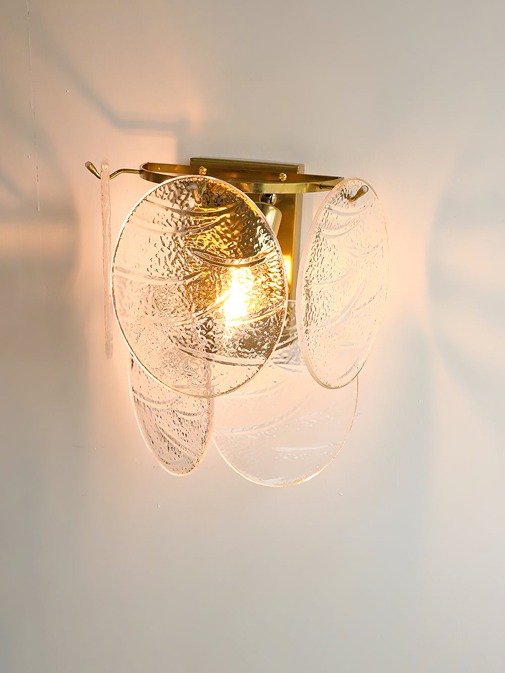 Ripple Glass Wall Sconce
