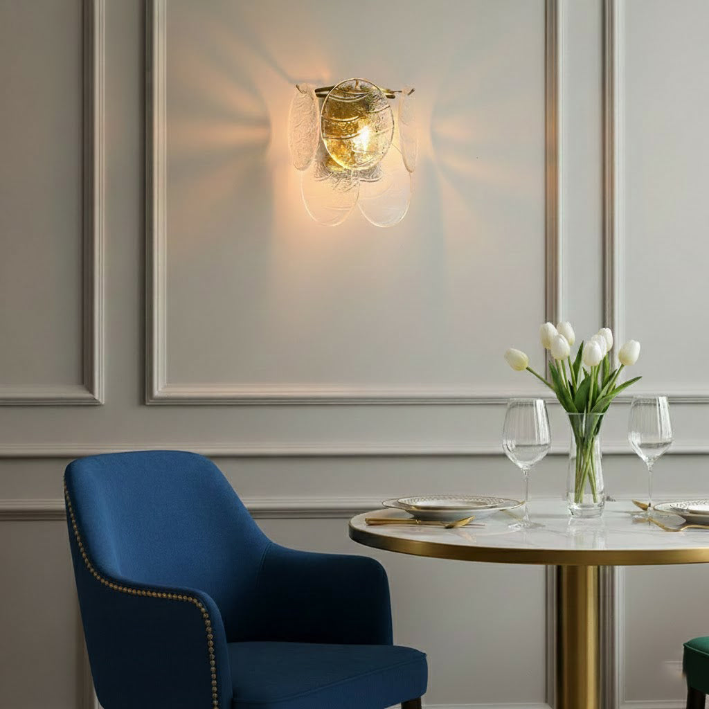 Ripple Glass Wall Sconce