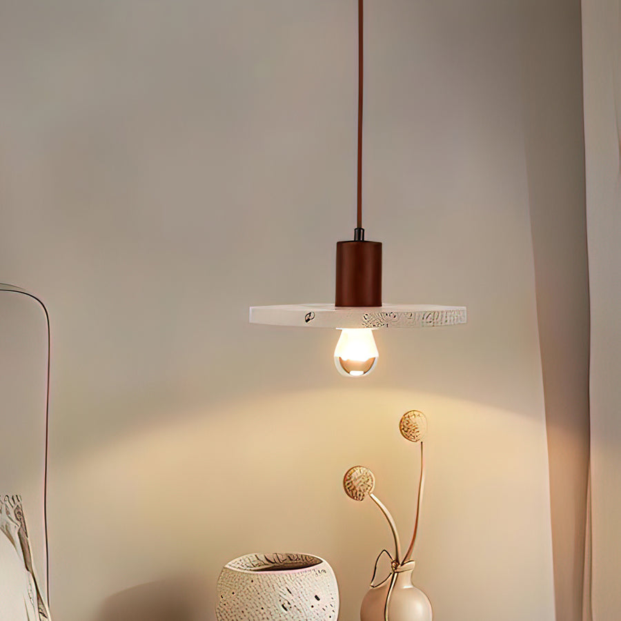 Robern Travertine Pendant Light – detail 4
