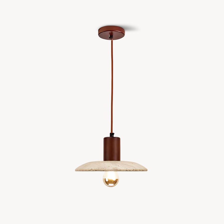 Sceadu Travertine Pendant Light