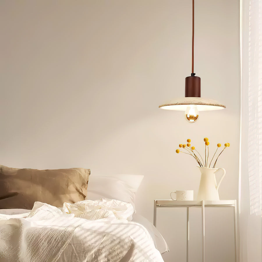 Sceadu Travertine Pendant Light – detail 4